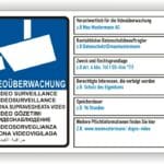 Videoüberwachung Schild Pflicht privat