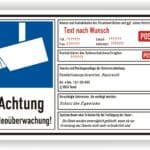 schild videoüberwachung klein