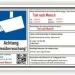 Videoüberwachung Schild DSGVO Privatgrundstück