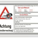 Privatgrundstück Kamera Schild