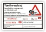 Videoüberwachung Schild DSGVO Grundstück