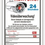Videoüberwachung Gebäude, personalisiert